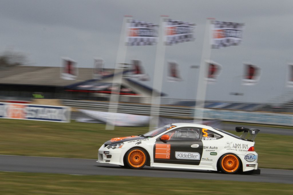 Det er ude på banen at Jakob og Honda Integra’en skal vise sit værd her i 2018 sæsonen
(Foto: Keld Dohm)